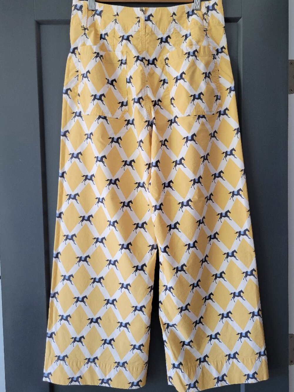 Anthropologie The Colette Cropped Wide-Leg Pants Size  US 30